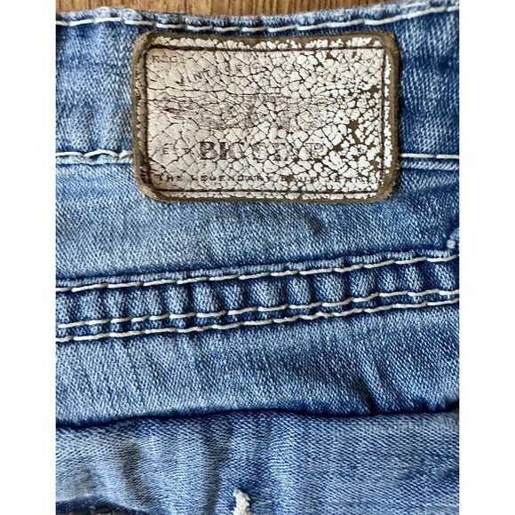 BIG STAR Denim Jeans Cropped Capri Womens Size 29 Y2K Vintage Distressed - Picture 5 of 10